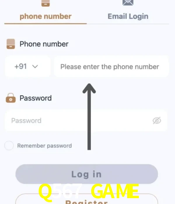 Q567 GAME login